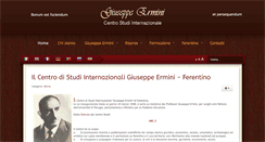 Desktop Screenshot of giuseppe-ermini.com